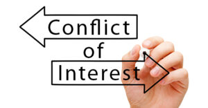 conflict of interest with auditors